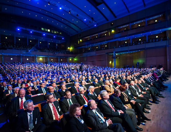 Kongressveranstaltung im Konzertsaal der Musik- und Kongresshalle Lübeck