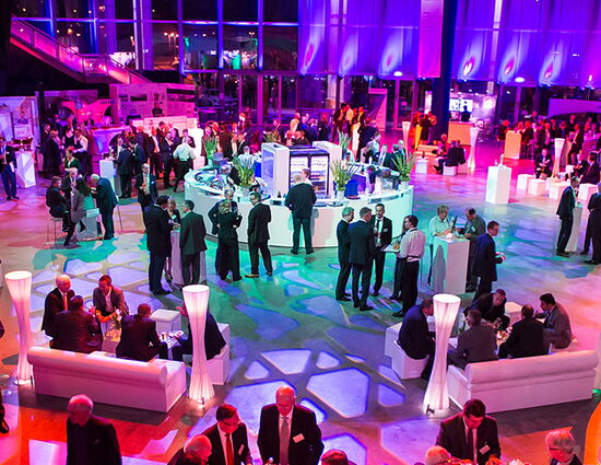 Galaempfang in der Rotunde der Musik- und Kongresshalle Lübeck