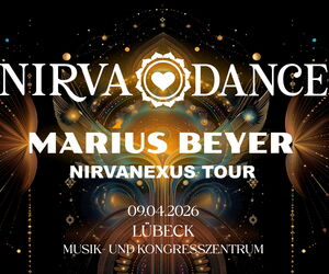 Bild mit sphärischem Hintergrund, im Vordergrund Tourname, Tourdatum und Veranstaltungsort